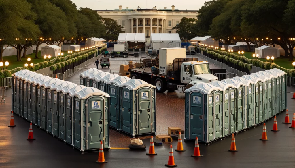 Festival porta potty bank